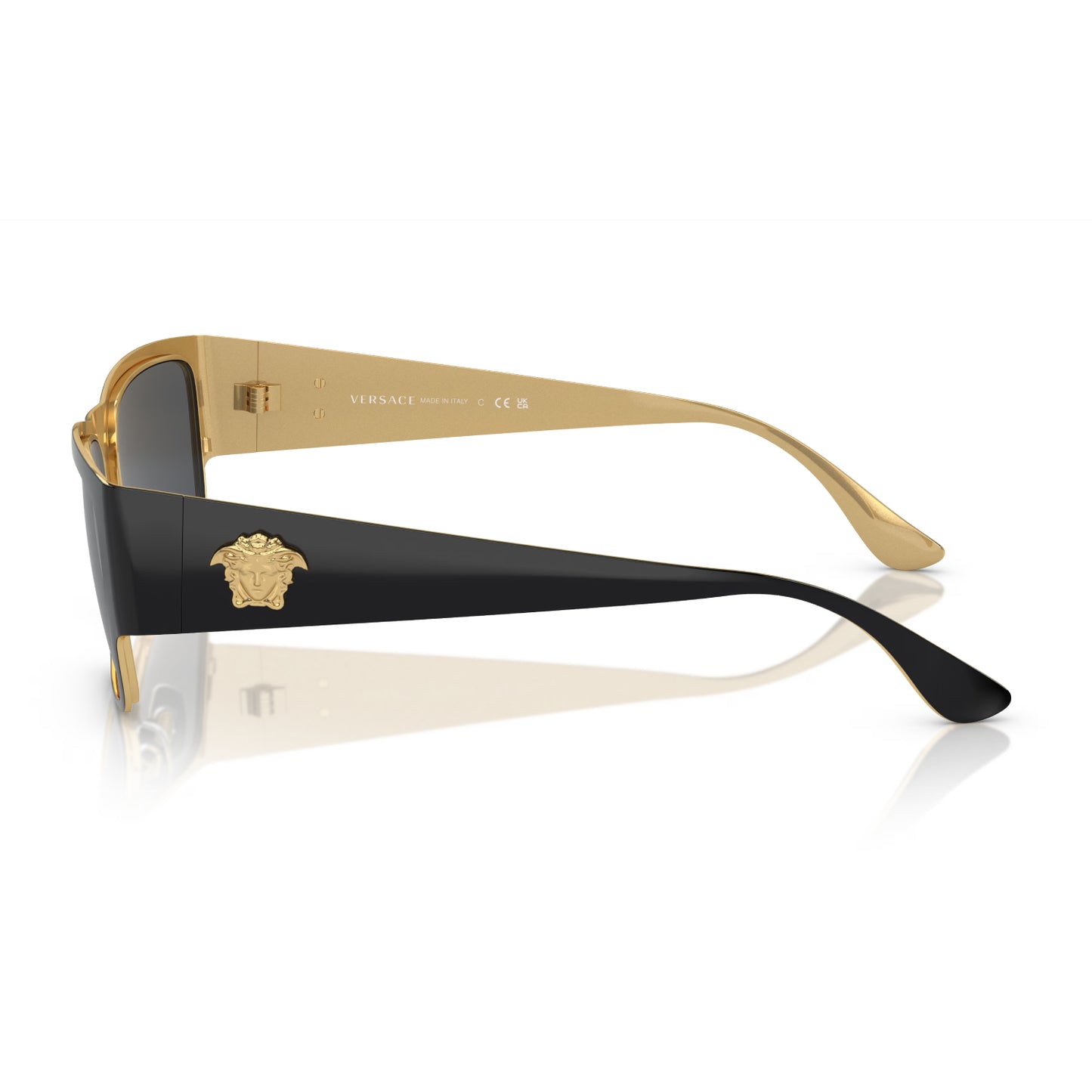 Gafas de sol cuadradas de color liso VE2262 para hombre de Versace