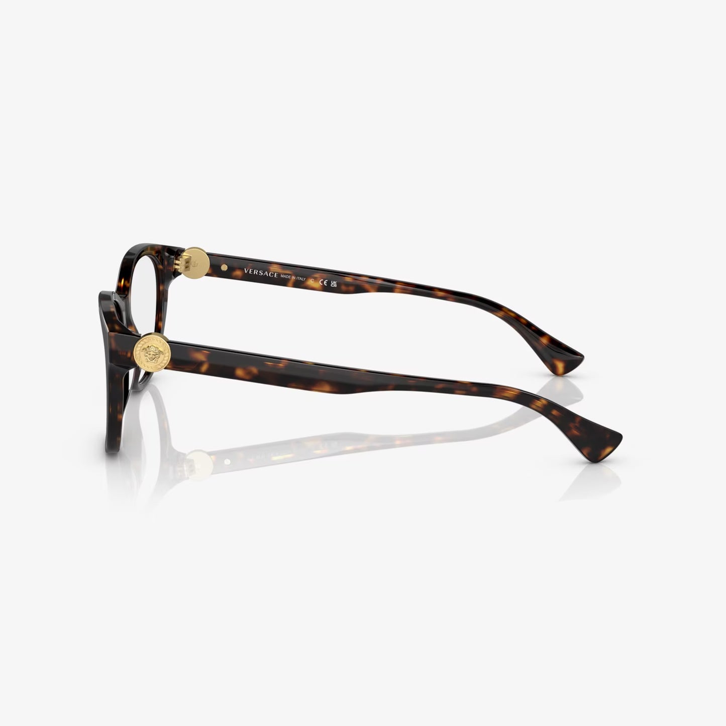 Gafas de sol para mujer Versace Cat Eye, color Havana