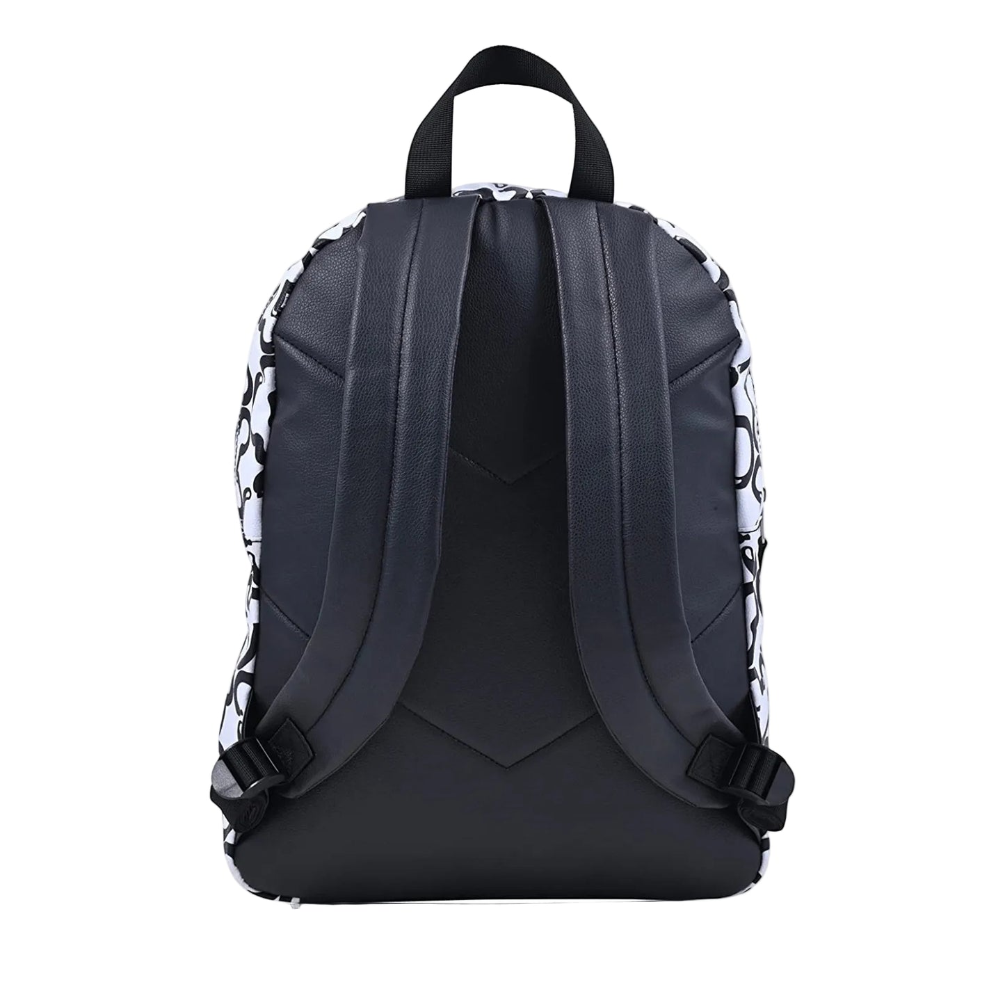 Mochila de hombro con doble correa de Minnie Mouse de 16" de Disney en vinilo - Mickey blanco