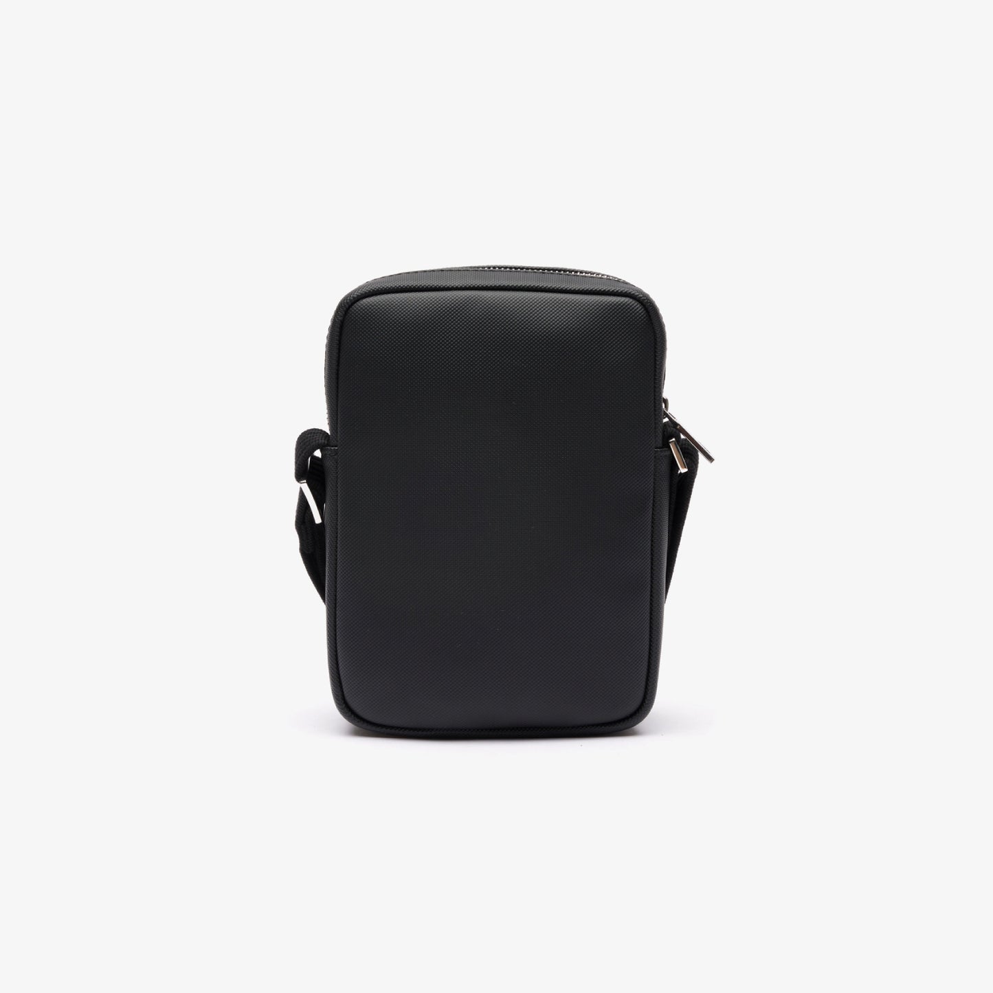Lacoste Classic Piqué-Effect Satchel - Black