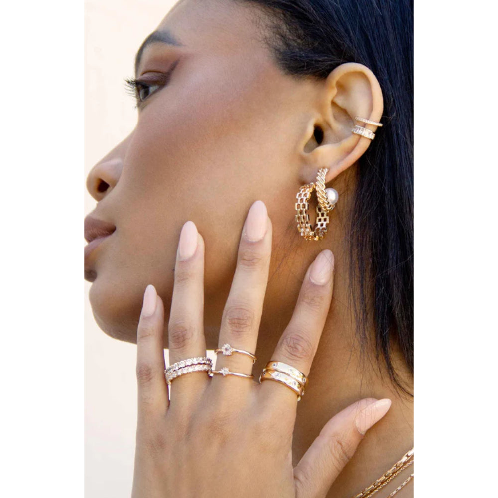 Ettika Modern Chainmail Women's in 18k Gold Plated over Metal