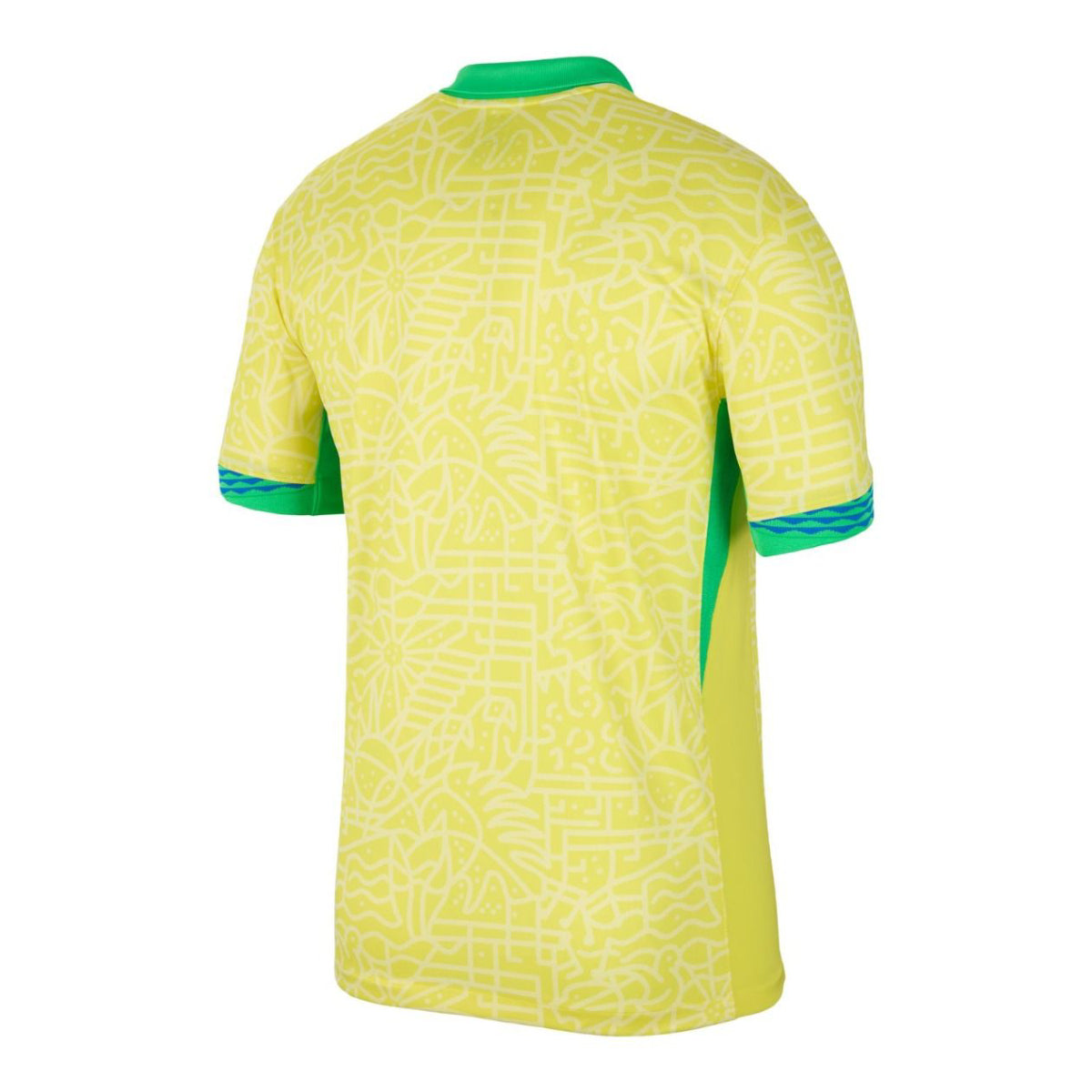 Nike Brazil 2024 Home Stadium Men's Medium Soccer Replica Jersey - Yellow