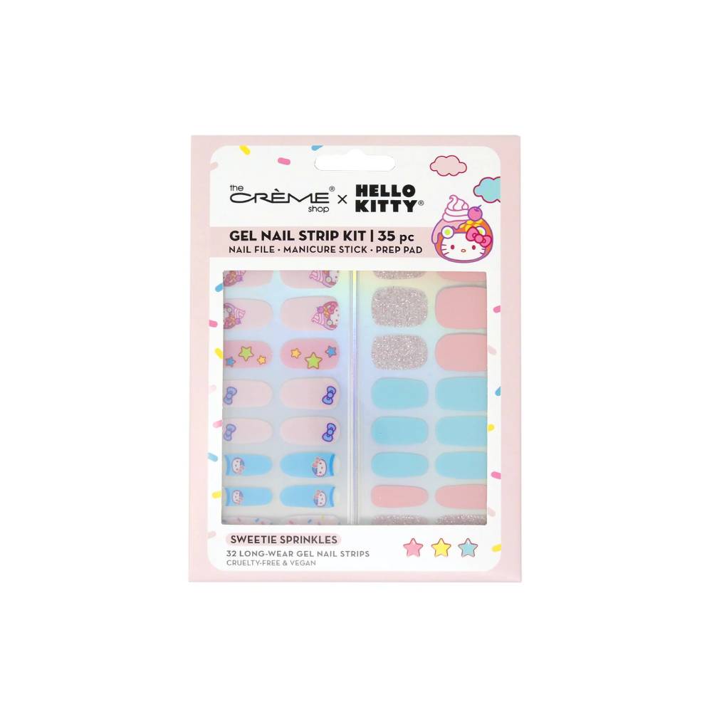 The Creme Shop "Sweetie Sprinkles" Gel Nail Strips Kit (35 Pieces)
