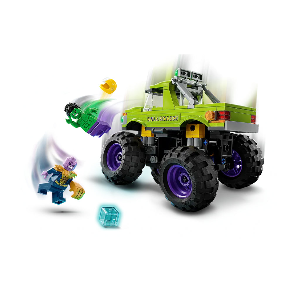 LEGO Marvel The Hulk Truck vs Thanos Building Toy Set (229-Pieces)