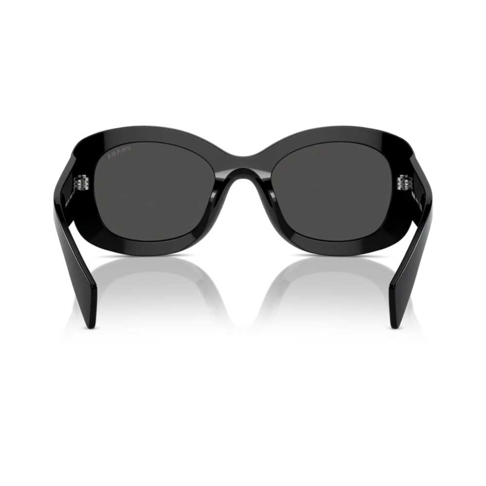 Prada PRA13S541AB5 Women's Oval Solid Color Sunglasses