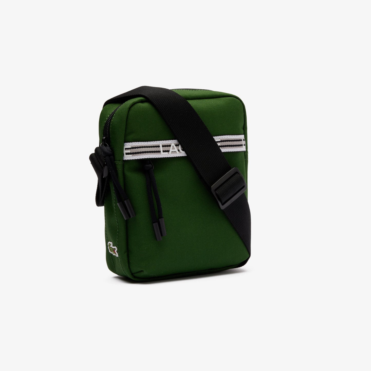 Lacoste Neocroc Vertical Messenger Bag - Vert Noir Blanc (Green)