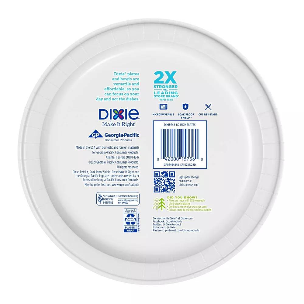 Dixen 8.5" 90 Count Everyday Day Plates