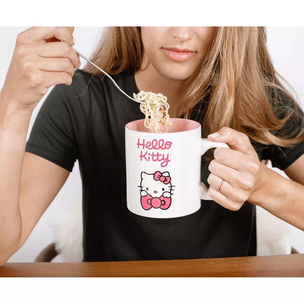 Sanrio Hello Kitty 20 oz Ceramic Mug - Pink