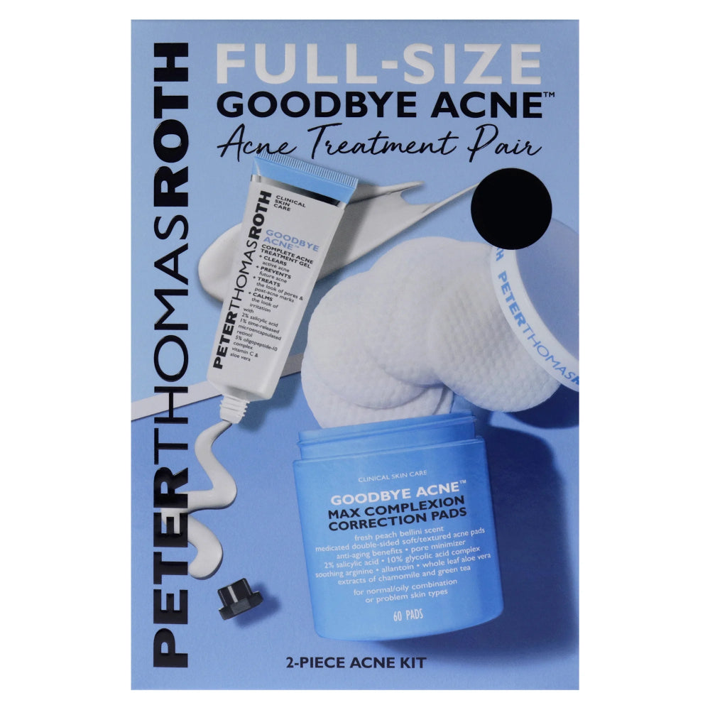 Peter Thomas Roth Clinical Skin Care Full-Size 2-Piece Goodbye Acne Treatment Kit