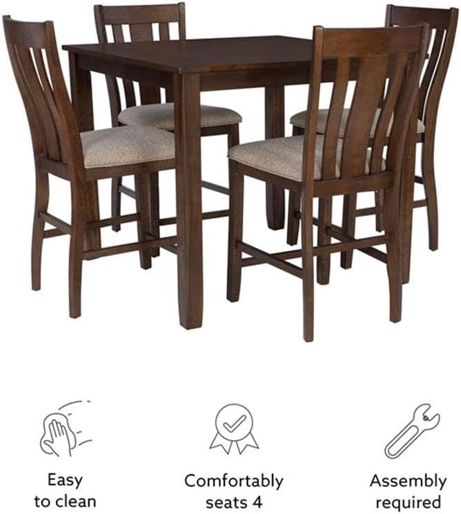 Landry 5 Piece Counter Height Set