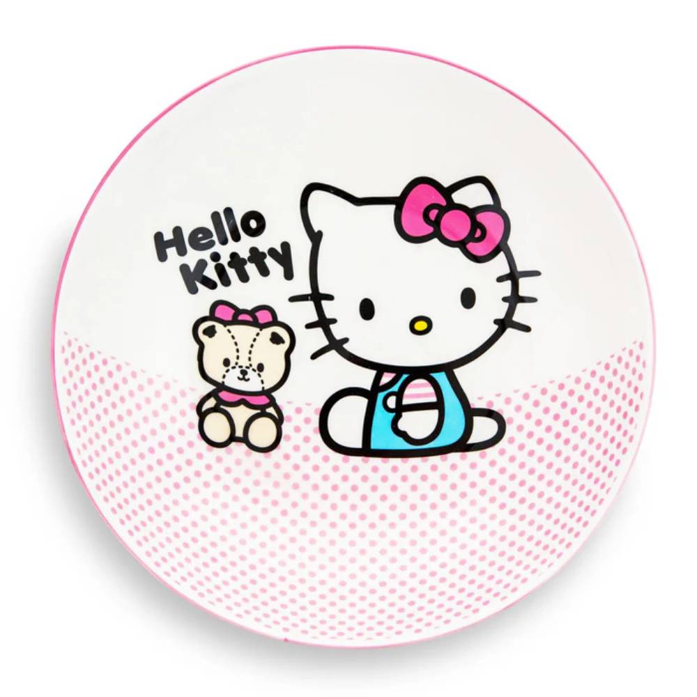 Sanrio Hello Kitty 9" Ceramic Coupe Dinner Bowl - Pink