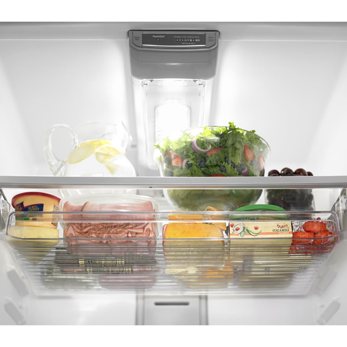 Maytag MRT711SMFZ 21 cu. ft. Top Freezer Refrigerator with EvenAir Cooling Tower - Silver