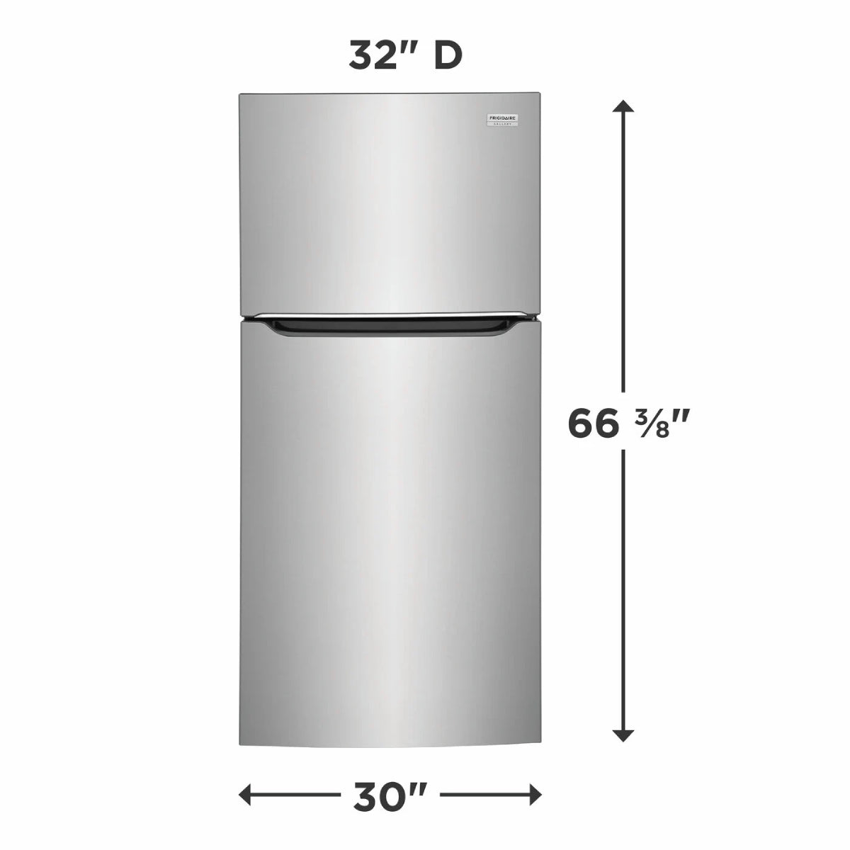 Frigidaire GRTE2055AF 20 cu. ft. Garage Ready Top Freezer Refrigerator with PureAir Filter - Silver