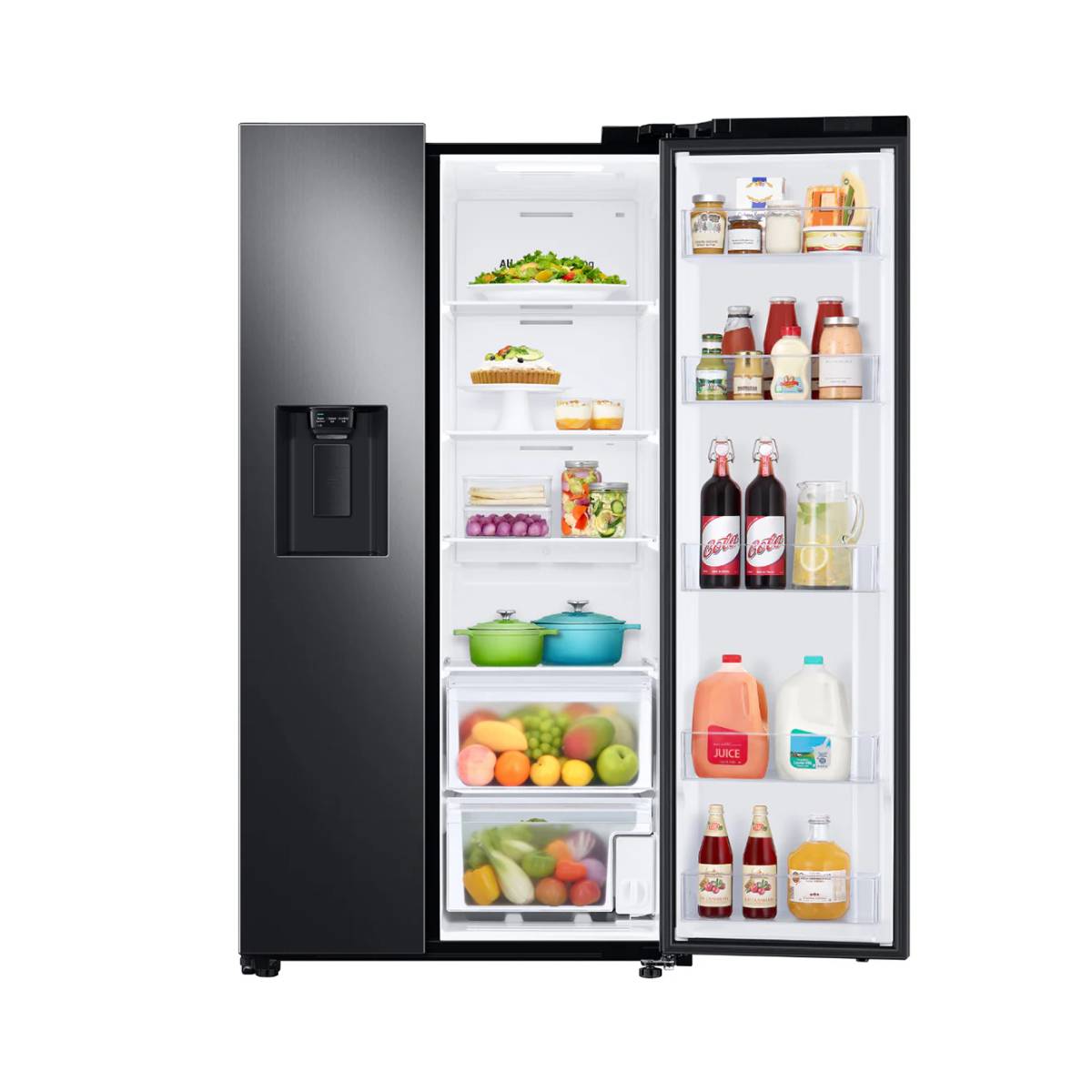 Samsung 27.4 cu. ft. Side by Side Refrigerator with Ice and Water Dispenser