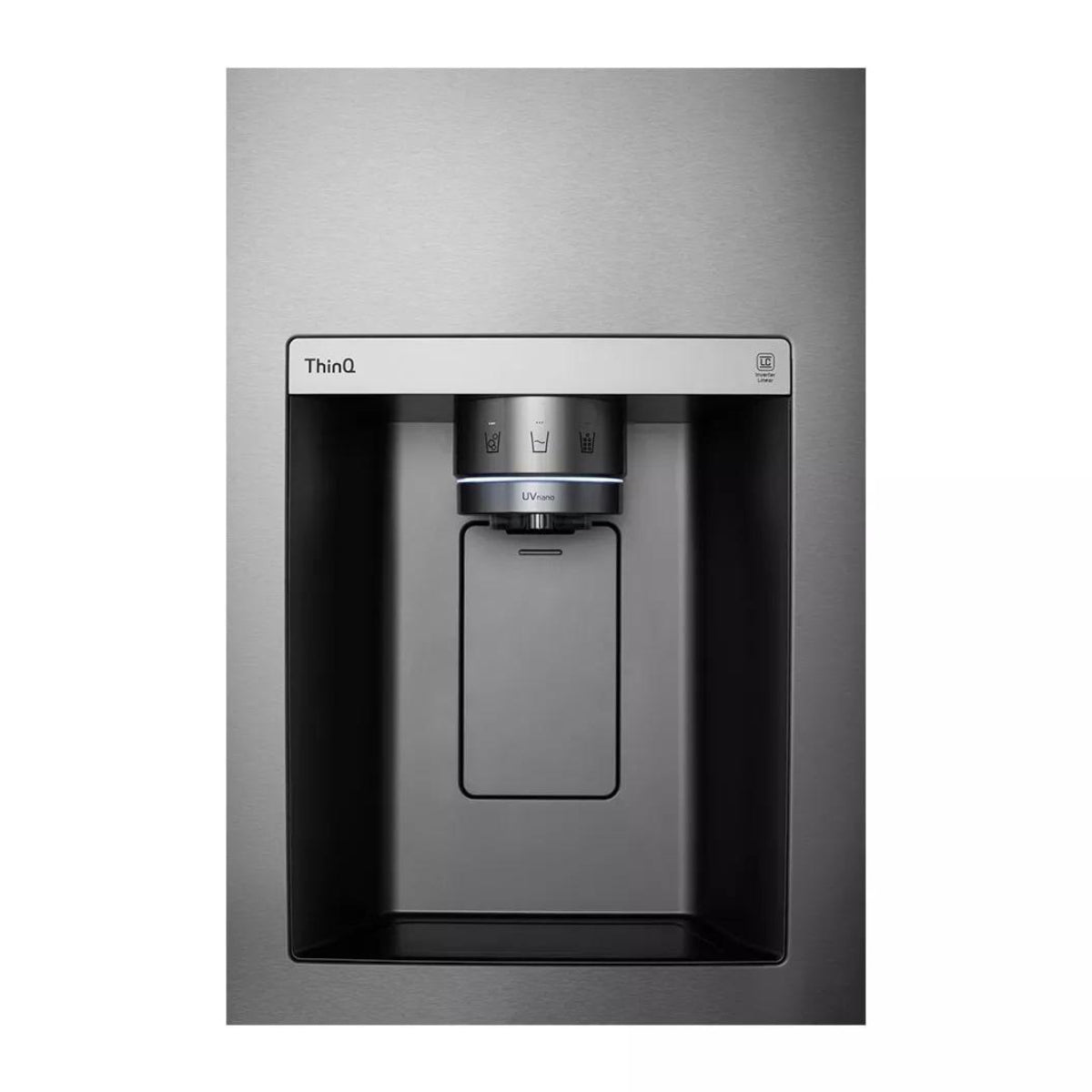 Bundle: LG 27.1 cu. ft. Side by Side Smart Refrigerator with Craft Ice + 5.8 cu. ft. Smart Gas Range with SmartDiagnosis - Silver