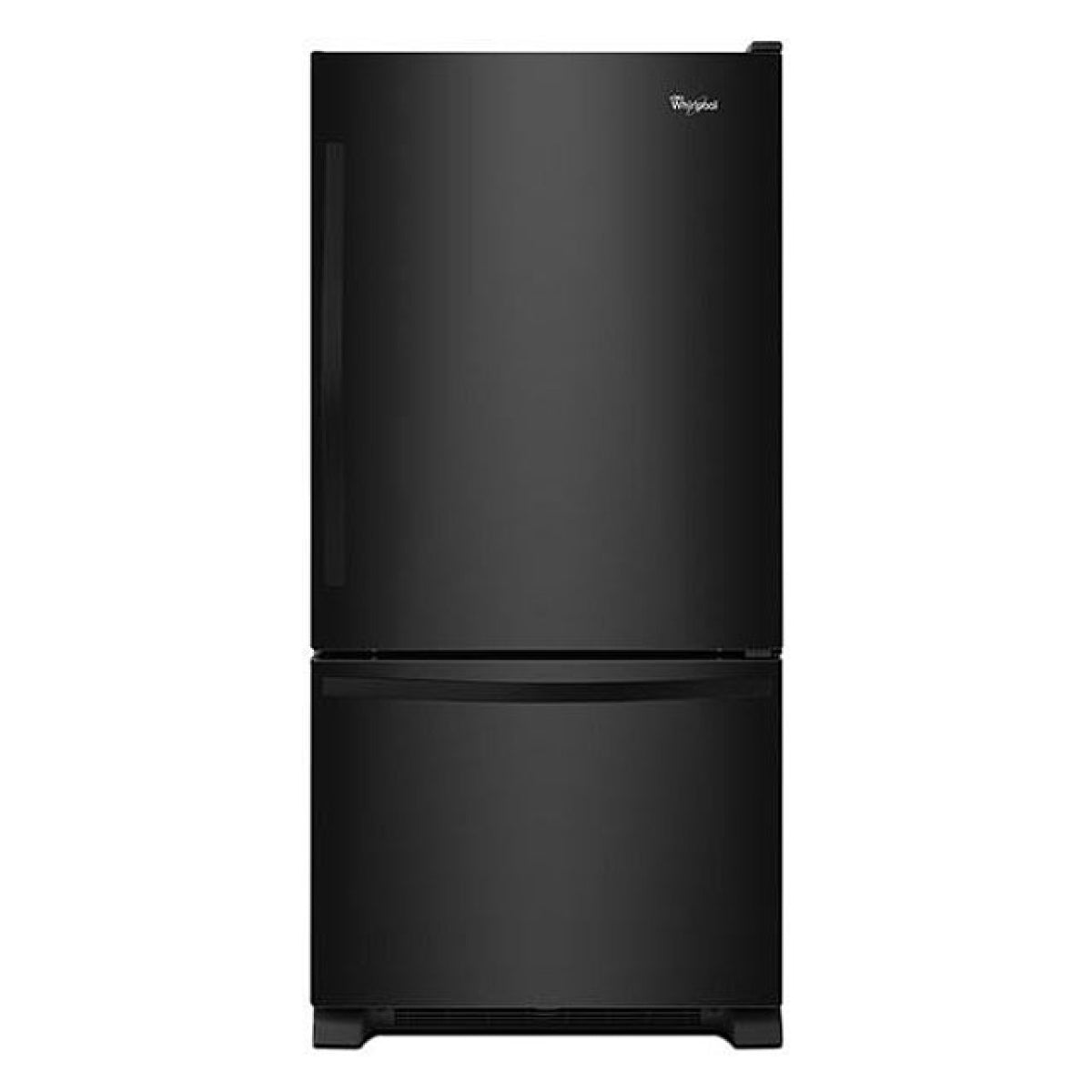 Whirlpool WRB329DMBB 18.7 cu. ft. Bottom-Freezer Refrigerator with SpillGuard Glass Shelves - Black
