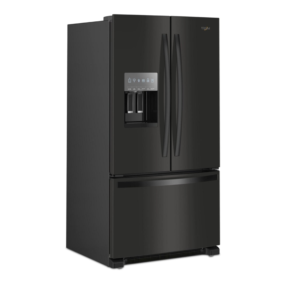 Whirlpool 25 cu. ft. Wide French Door Bottom Mount Refrigerator with External Ice/Water Dispenser