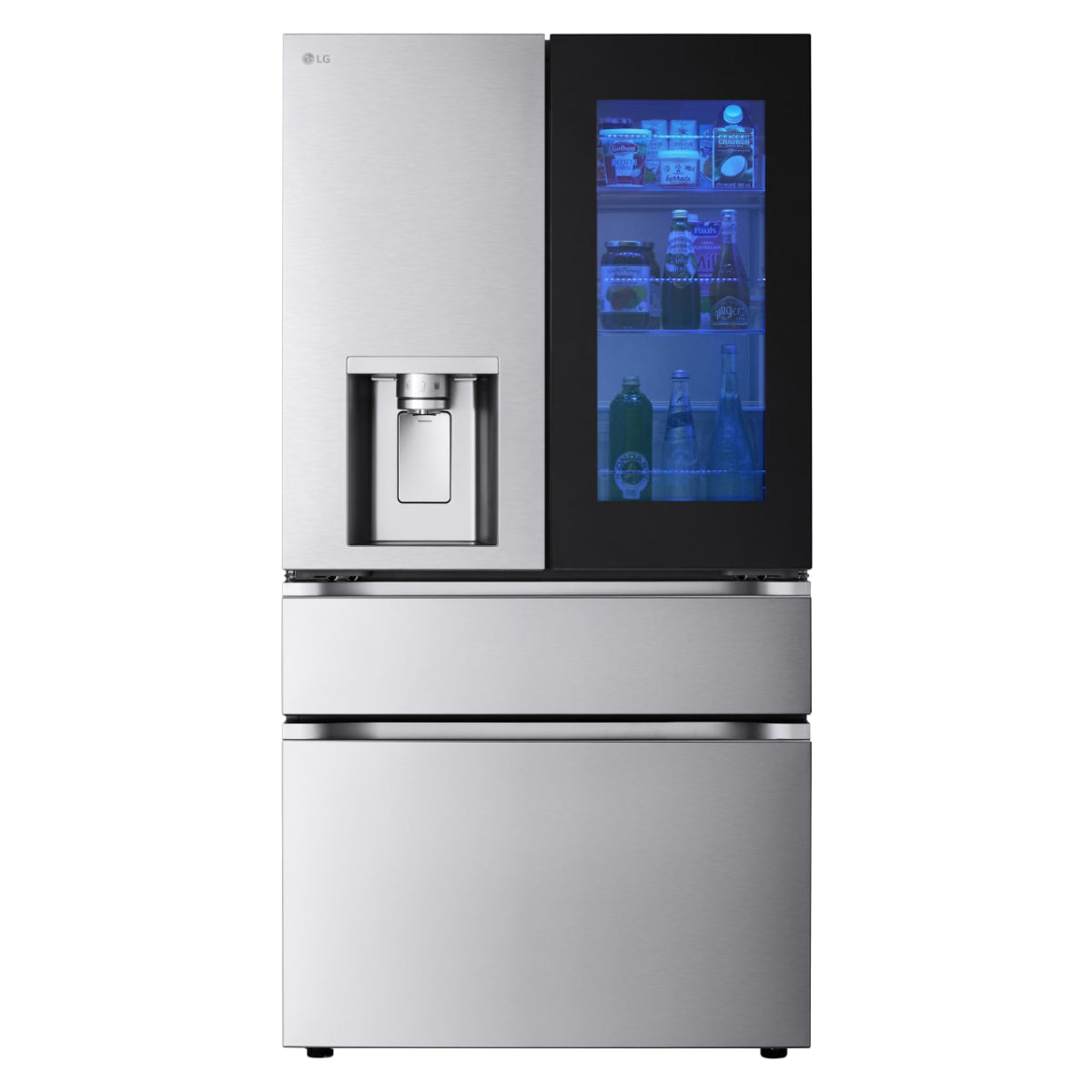 LG LF29S8365S 29 cu. ft. Smart InstaView Standard-Depth MAX French Door Refrigerator - Silver
