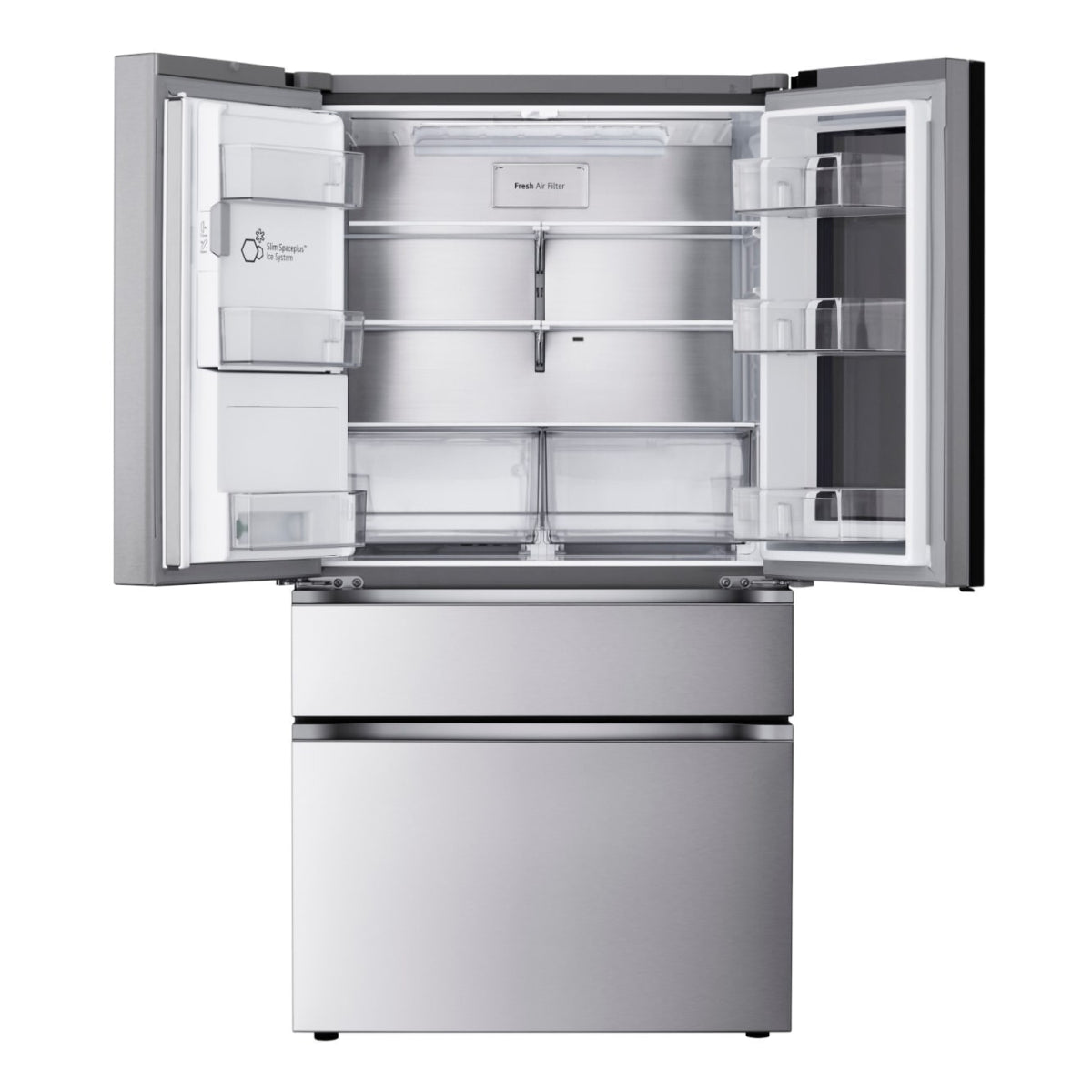 LG LF29S8365S 29 cu. ft. Smart InstaView Standard-Depth MAX French Door Refrigerator - Silver