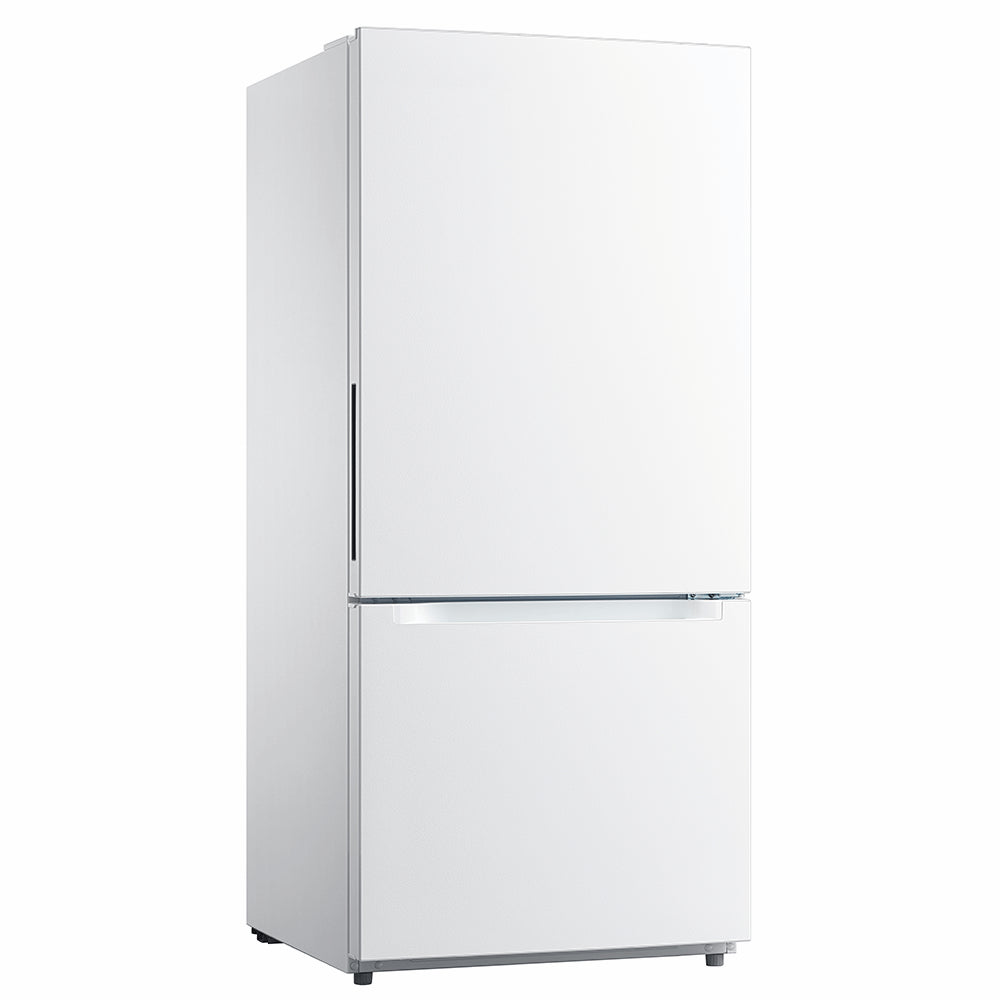 Midea MRB19B7AWW 18.7 cu. ft. Bottom-Freezer Refrigerator with Humidity-Controlled Crisper Bin - White