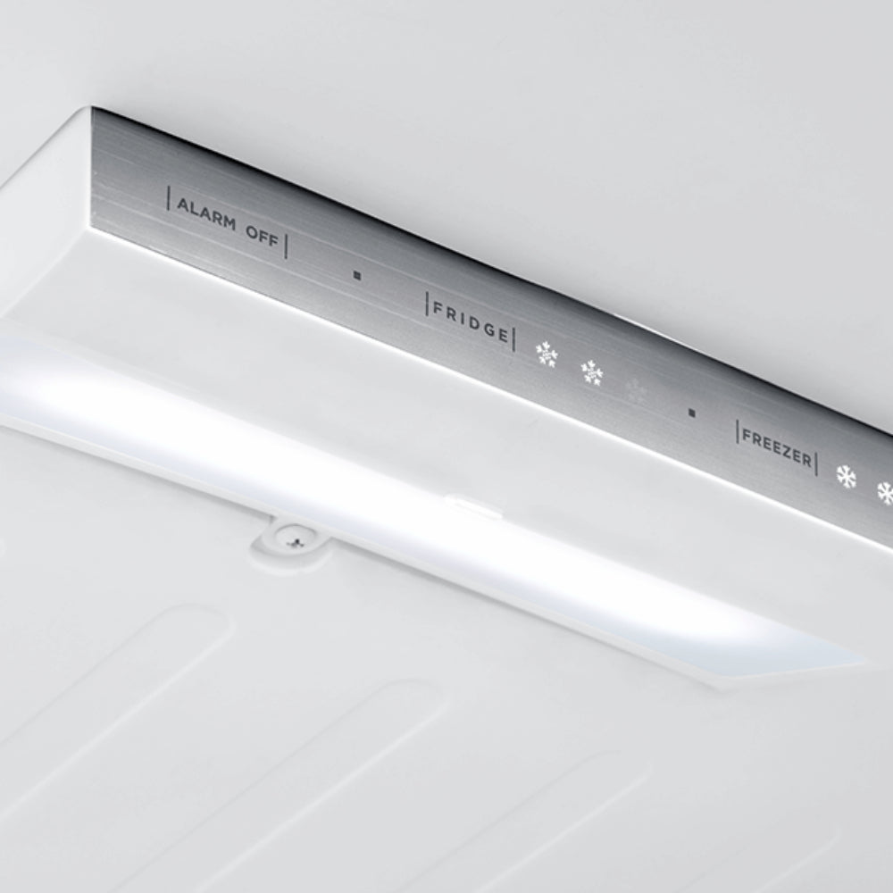 Midea MRB19B7AWW 18.7 cu. ft. Bottom-Freezer Refrigerator with Humidity-Controlled Crisper Bin - White