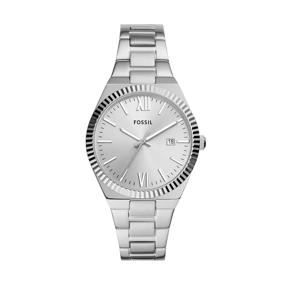Fossil Scarlette Women's 38mm Bracelet Watch - Silver-Tone