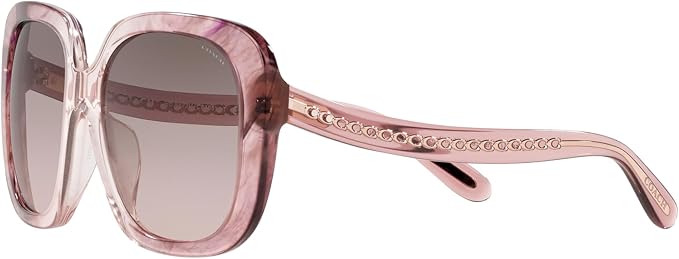 Coach 0HC8323U Ombre Sunglasses - Transparent Pink