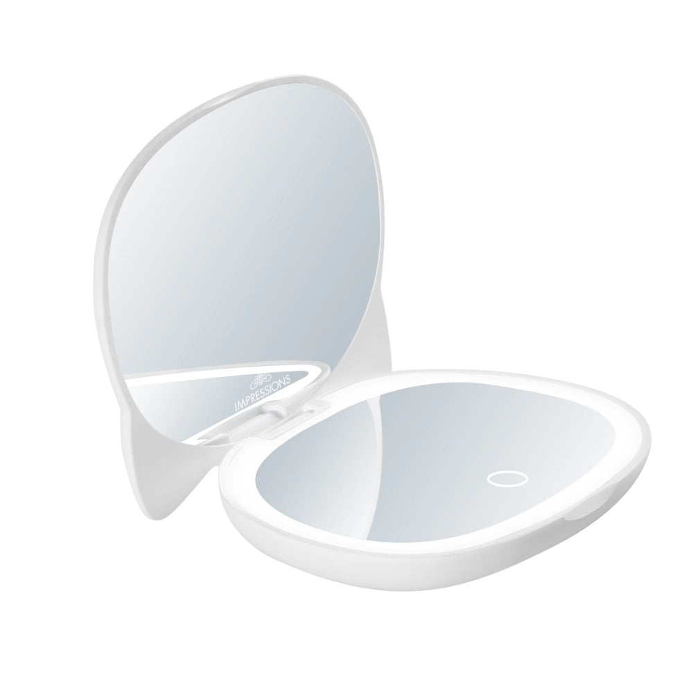 Impressions Vanity Hello Kitty LED Compact Mirror - White/Red