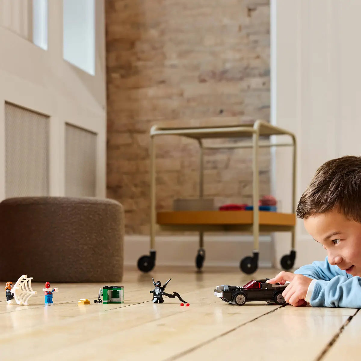 LEGO Marvel Spider-Man vs Venom Muscle Car Building Toy with 3 Minifigures (254-Pieces)