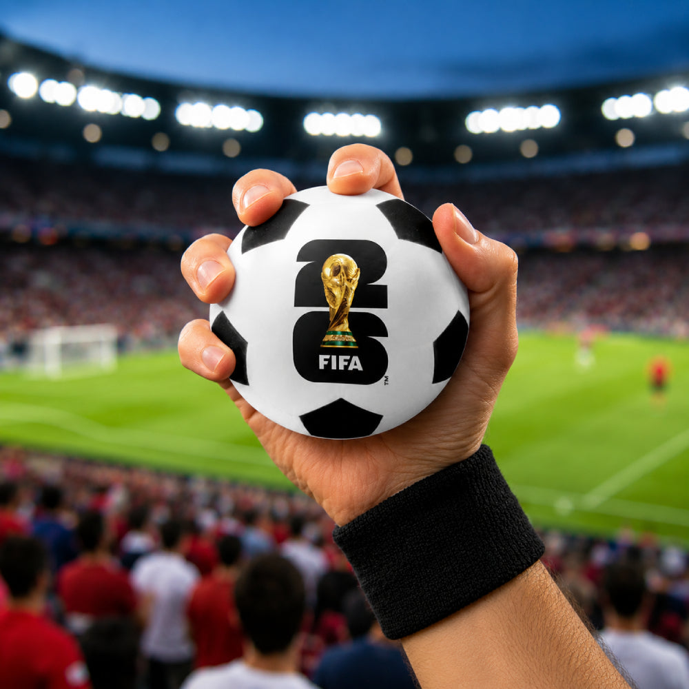 FIFA World Cup 2026 Logo Stress Ball - White/Black
