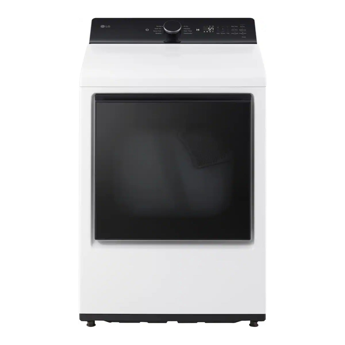 Bundle: LG 5.3 cu. ft. Smart Top Load Washer with 4-Way Agitator + 7.3 cu. ft. Smart Gas Dryer with Built-In Intelligence - White