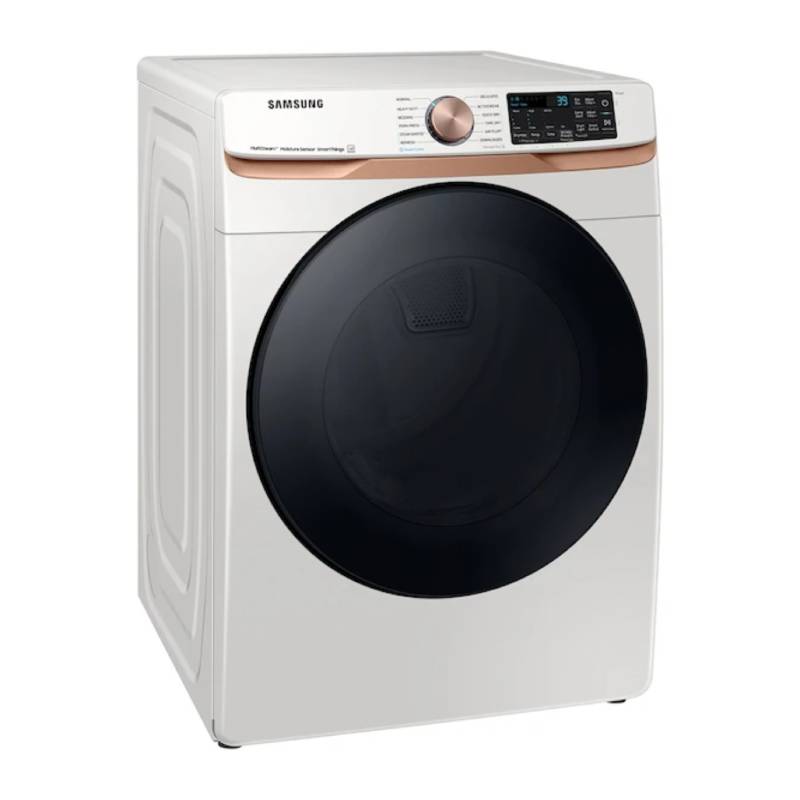Bundle: Samsung 5.0 cu. ft. Smart Front Load Washer + 7.5 cu. ft. Stackable Smart Electric Dryer