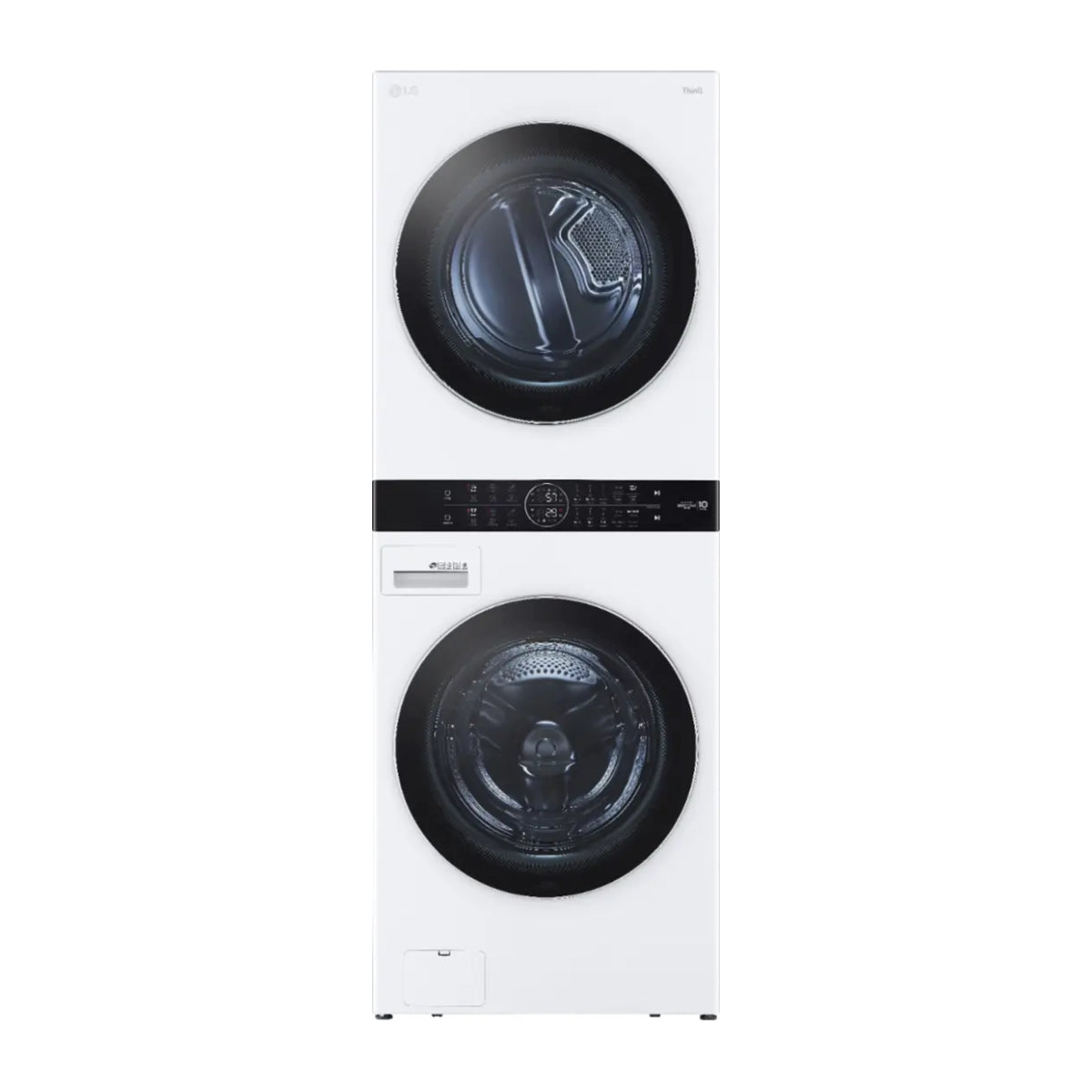 LG WKGX201HWA Single Unit Front Load 4.5 cu. ft. Washer and 7.4 cu. ft. Gas Dryer - White