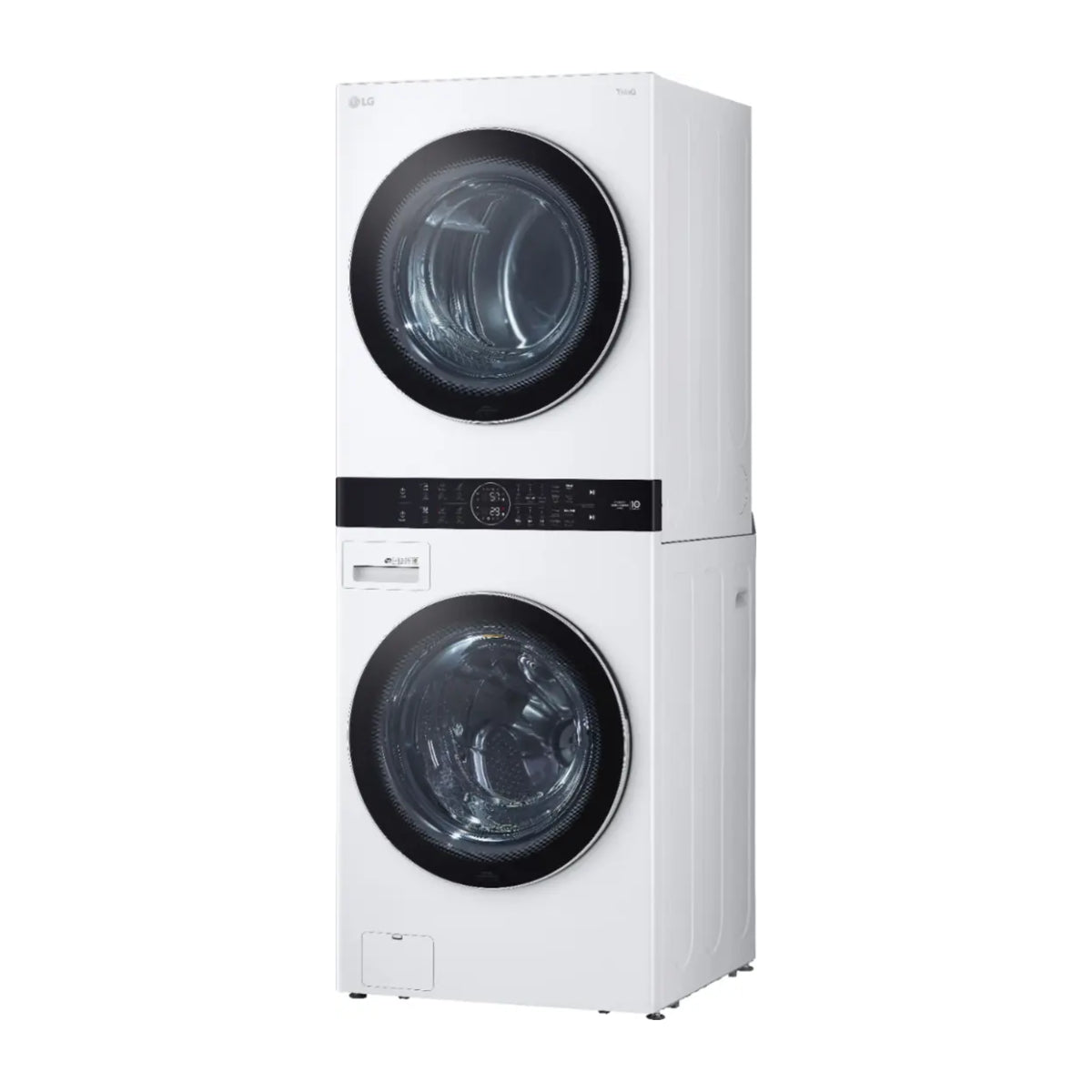 LG WKGX201HWA Single Unit Front Load 4.5 cu. ft. Washer and 7.4 cu. ft. Gas Dryer - White