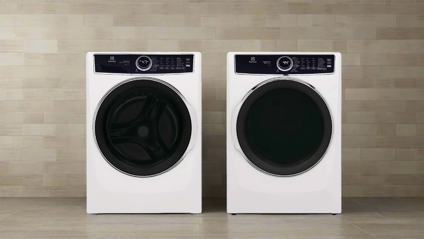 Bundle: Electrolux ELFW7637AW 4.5 cu. ft. Front Load Washer + Electrolux ELFG7637AW 8 cu.ft. Front Load Gas Dryer