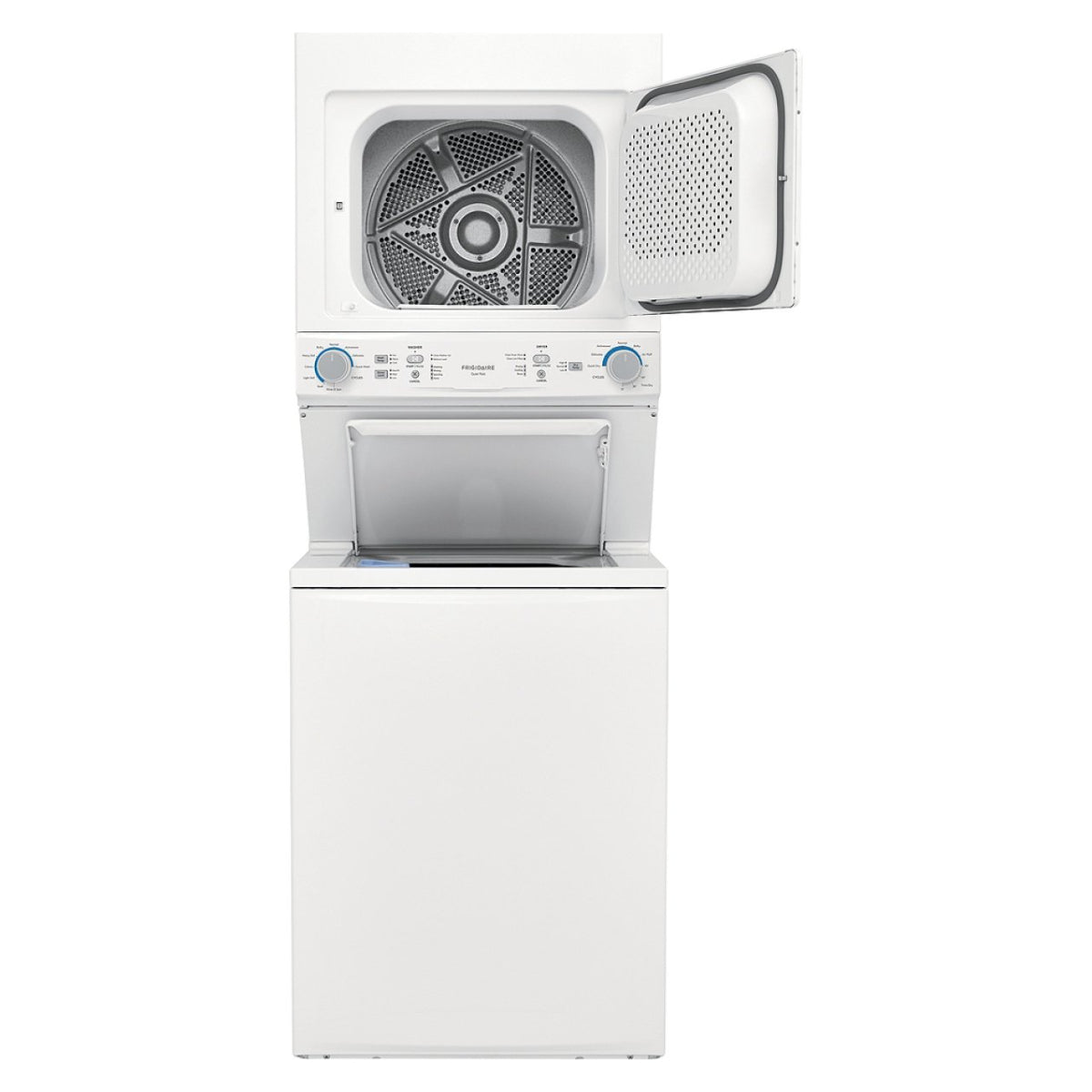Frigidaire 3.9 & 5.5cf White Electric Laundry Center - Curacao