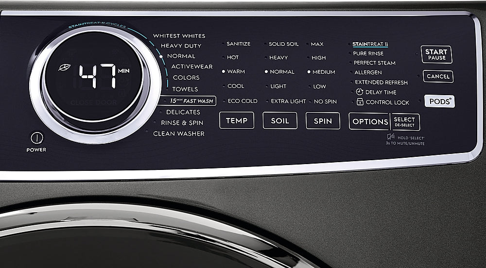 Electrolux ELFW7537AT 4.5 cu.ft. Stackable Front Load Washer with Steam and LuxCare Plus Wash System - Titanium