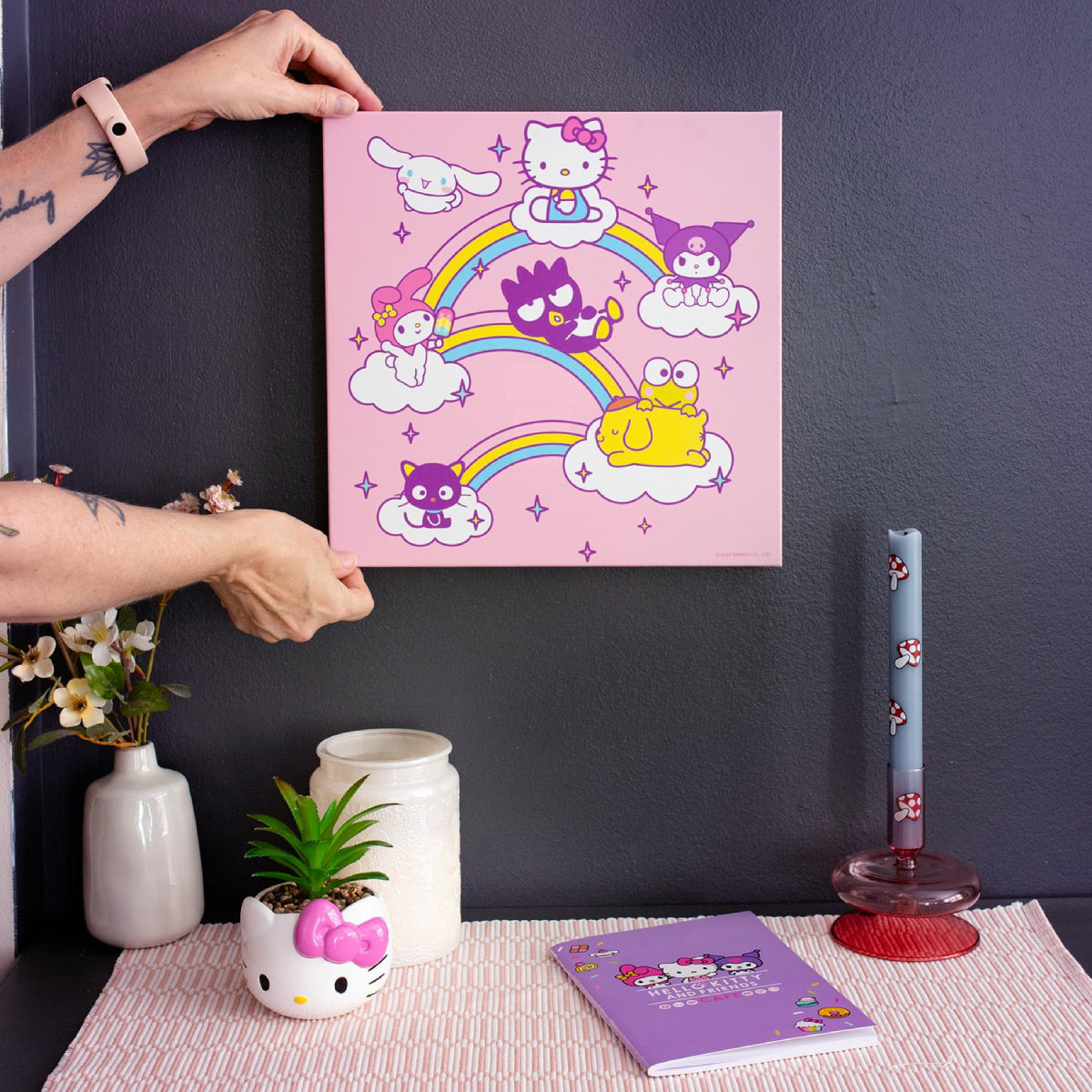 Sanrio Hello Kitty and Friends Rainbows Wall Art