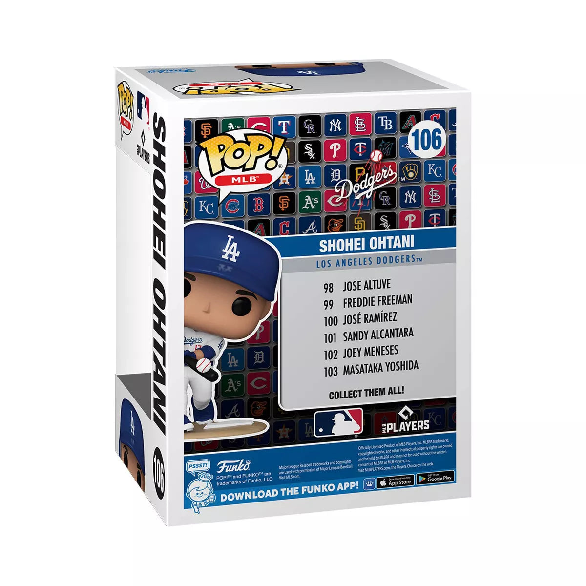 Funko Pop! MLB Los Angeles Dodgers Shohei Ohtani Figure