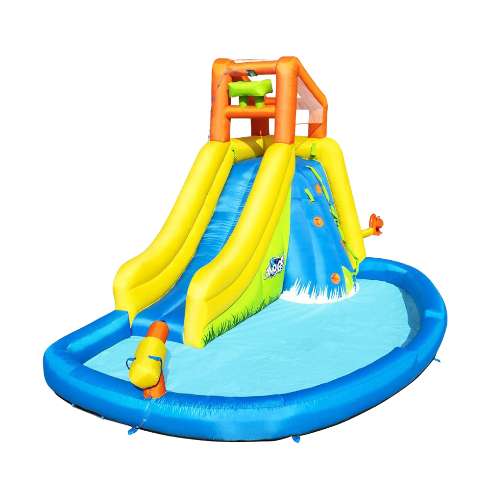Bestway H2OGO! Mount Splashmore Inflatable Water Splash Park Slide - Curacao