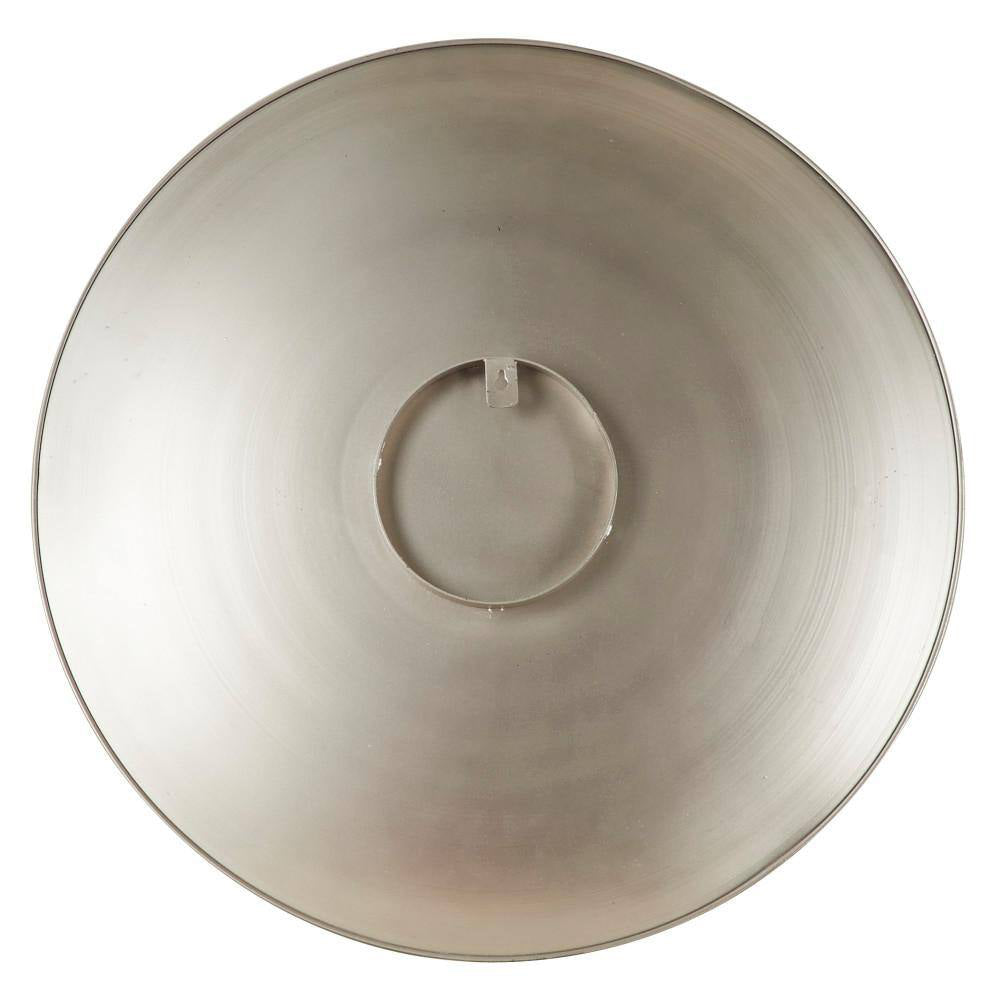 UMA Enterprises Coastal 31" Metal Round Wall Décor - Blue/Gold