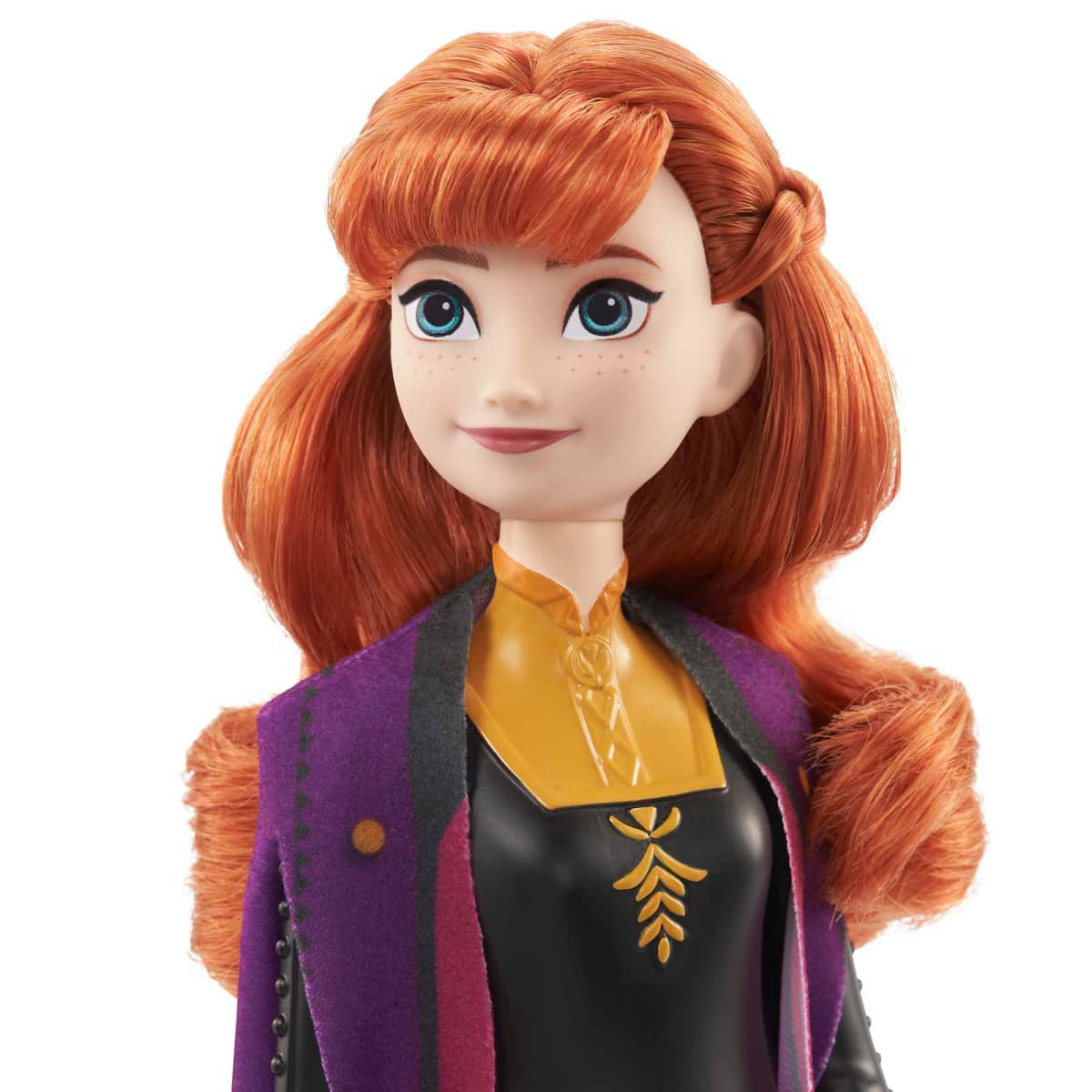 Disney Frozen 2 Anna Fashion Doll with Accessory - Black/Purple