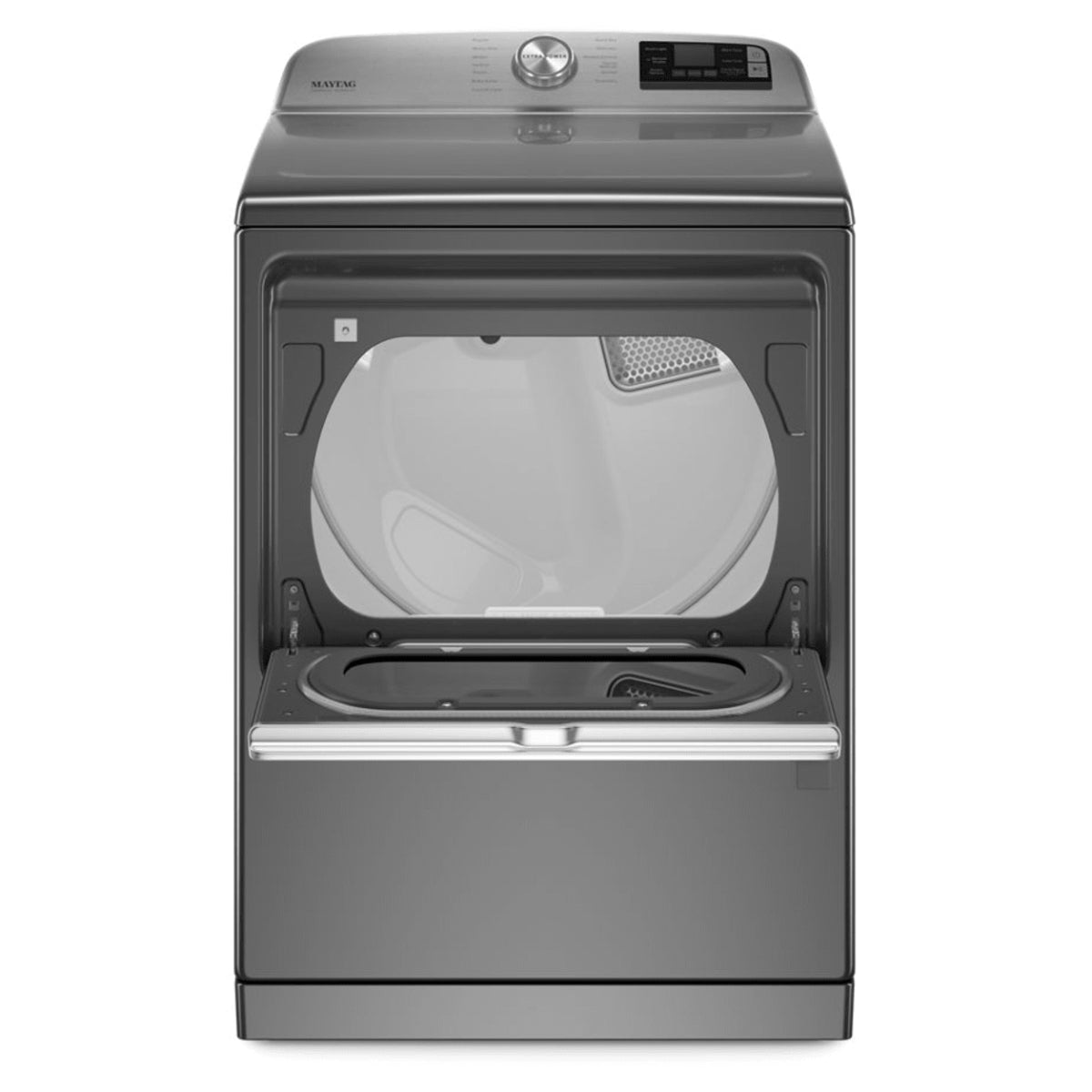 Maytag 7.4 cu. ft. Smart Front Load Gas Dryer with Extra Power - Gray