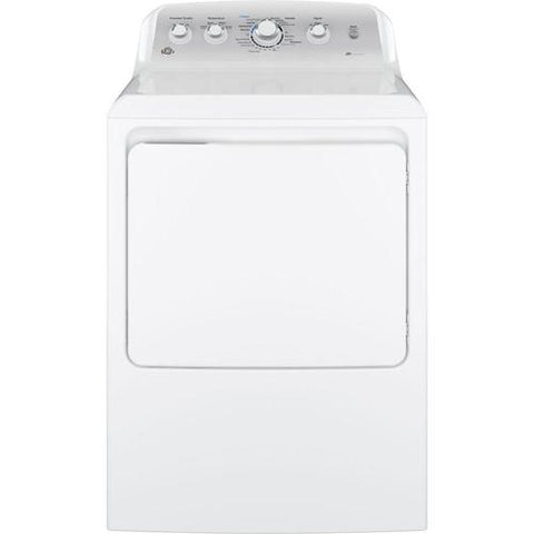 GE GTD45GASJWS 7.2 Cu. Ft Front Loading Gas Dryer - White - Curacao