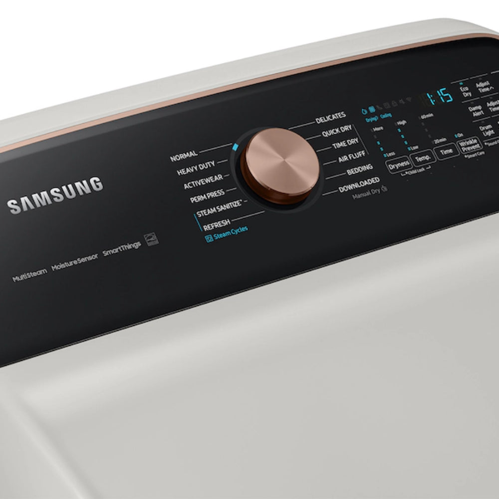 Samsung 7.4 cu. ft. Dryer with Steam Sanitize+ - White