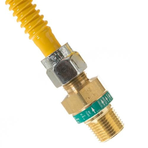 GE PM15X114 4 ft Universal Gas Dryer Installation Kit with Auto Shutoff - Curacao