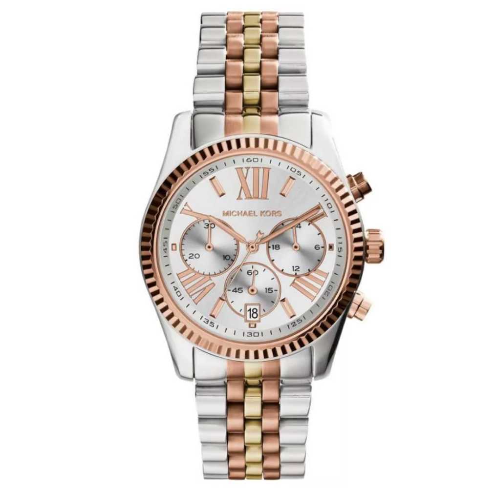 Michael Kors Lexington Women's 38mm Bracelet Watch - Three-Tone