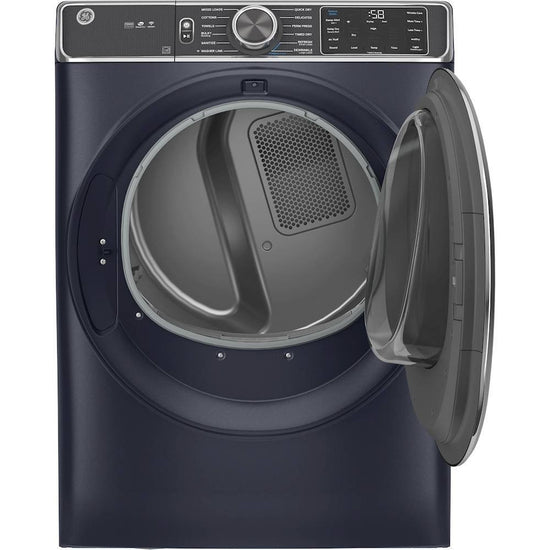 GE Smart GFD85GSPNRS 7.8 cu.ft. Front Load Gas Dryer with Steam and Sanitize - Sapphire Blue - Curacao