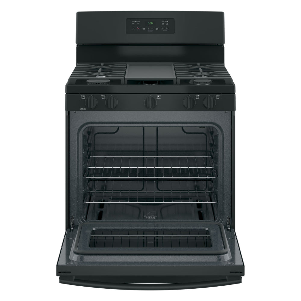 GE Appliances 5.0 cu. ft. Freestanding Natural Gas Range with 5 Burners
