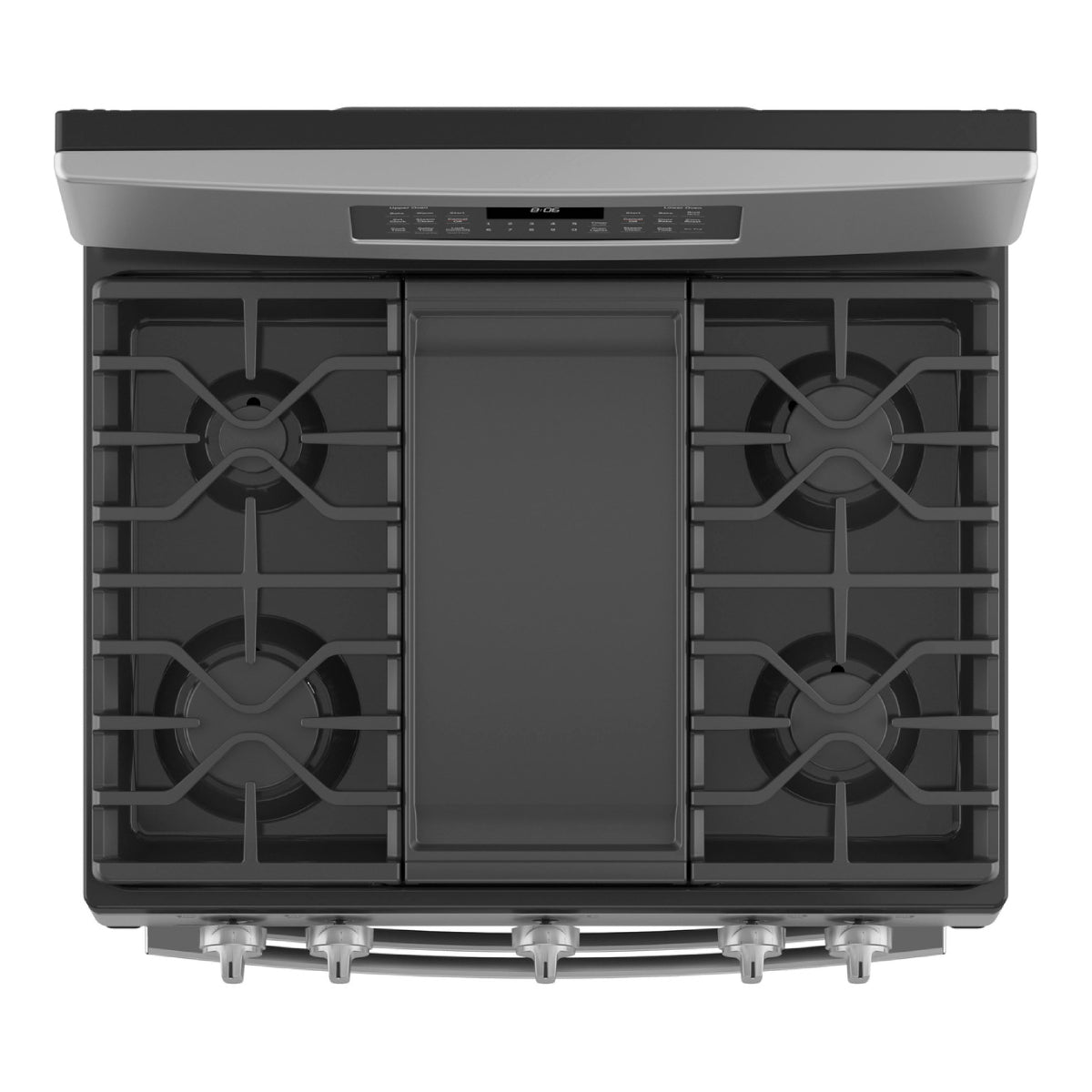 GE JGBS86SPSS 6.8 cu. ft. Free-Standing Gas Double Oven Convection Range - Silver